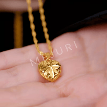 Elegant Couple Hug Pendant Necklace – Romantic Love Necklace with ear studs for Women | Gold Plated Heart Jewelry Gift for Girlfriend, Wife & Anniversary